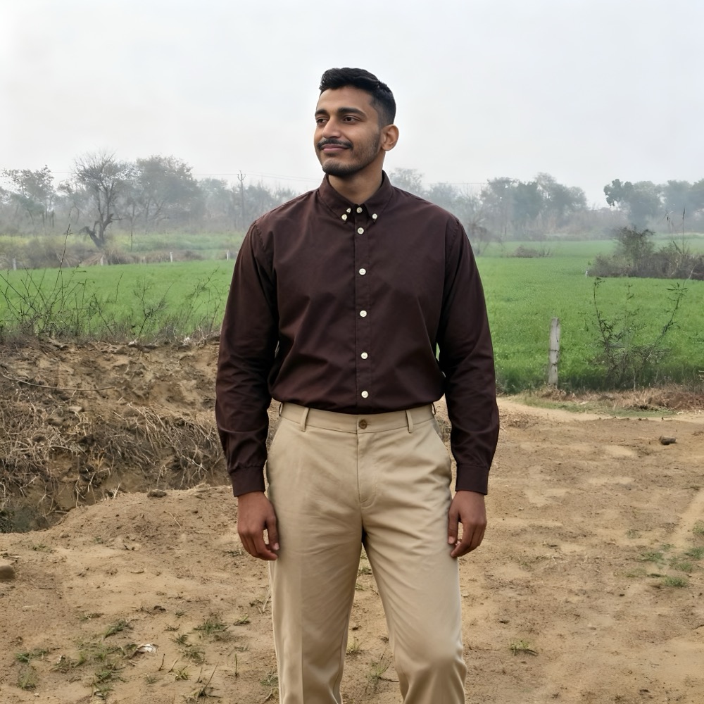 Smart casual set, photographed